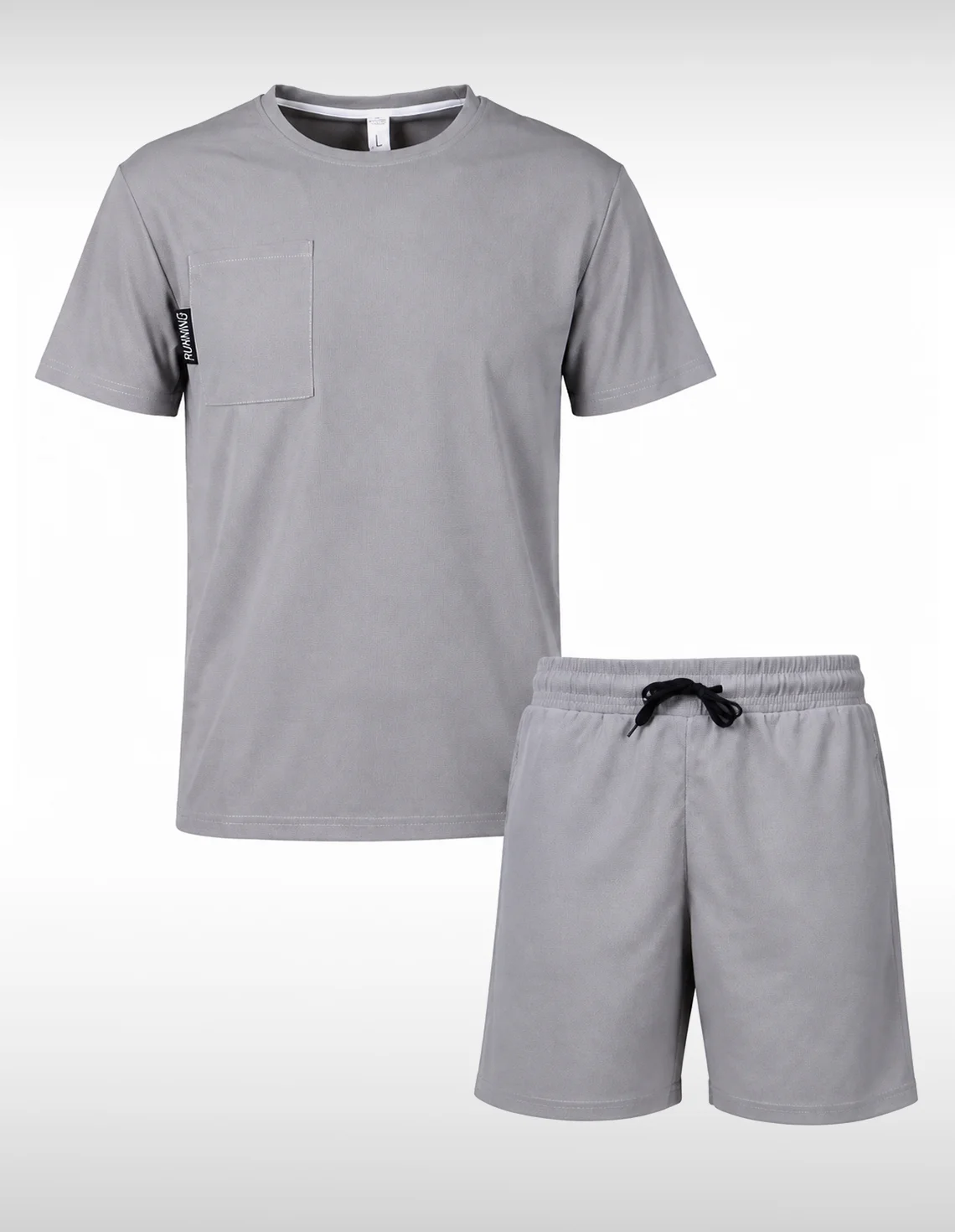 ست تیشرت و شلوارک ورزشی مردانه بدون برند Active Spirit M